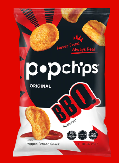 POPCHIPS ORIGINAL BBQ 142G