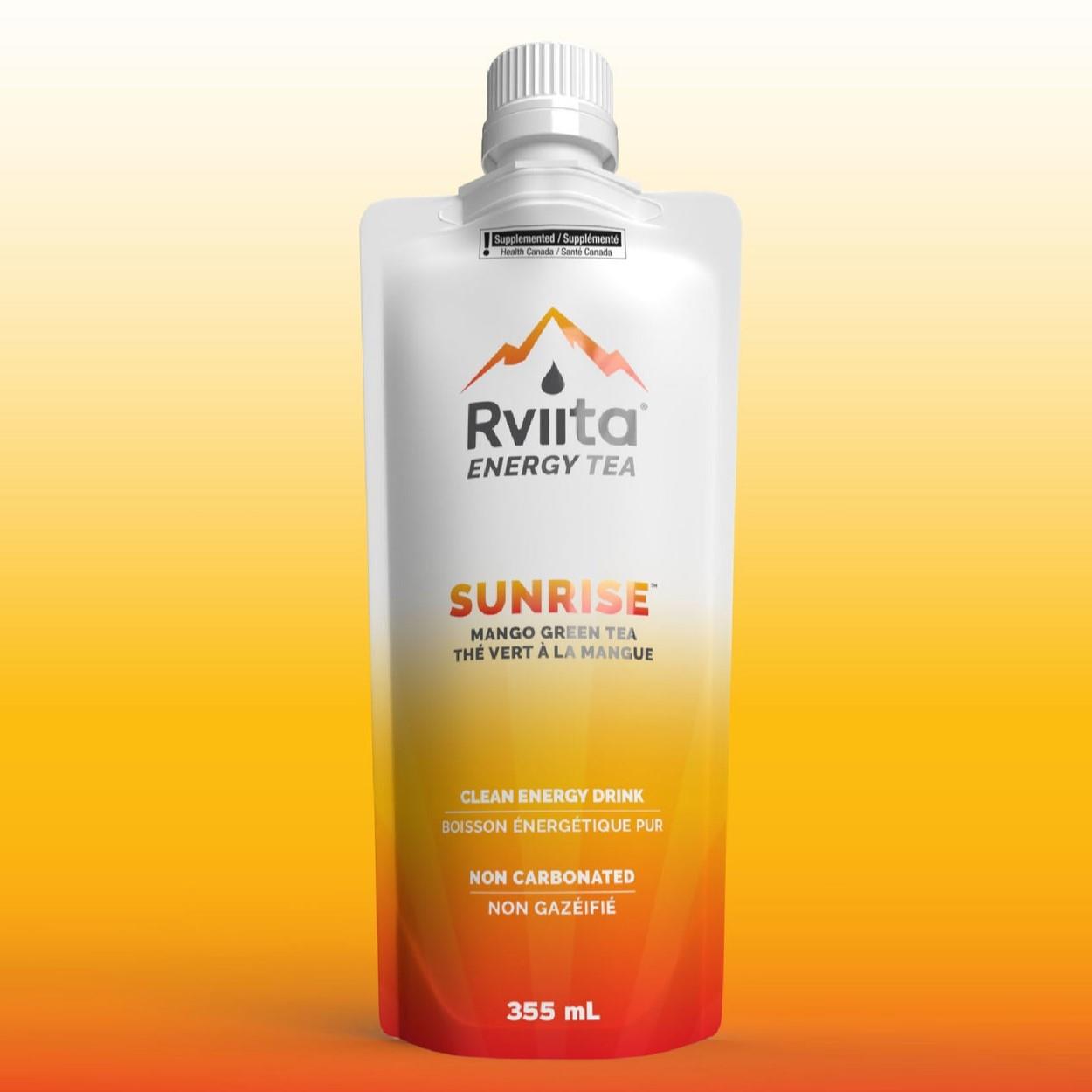 RVIITA ENERGY TEA SUNRISE MANGO - 355ml