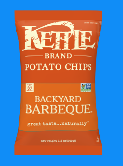KETTLE CHIPS BACKYARD BBQ 198G