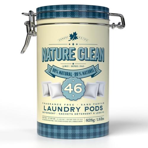 NAT CLE LAUNDRY PODS FRAGRANCE 828G / 46CT