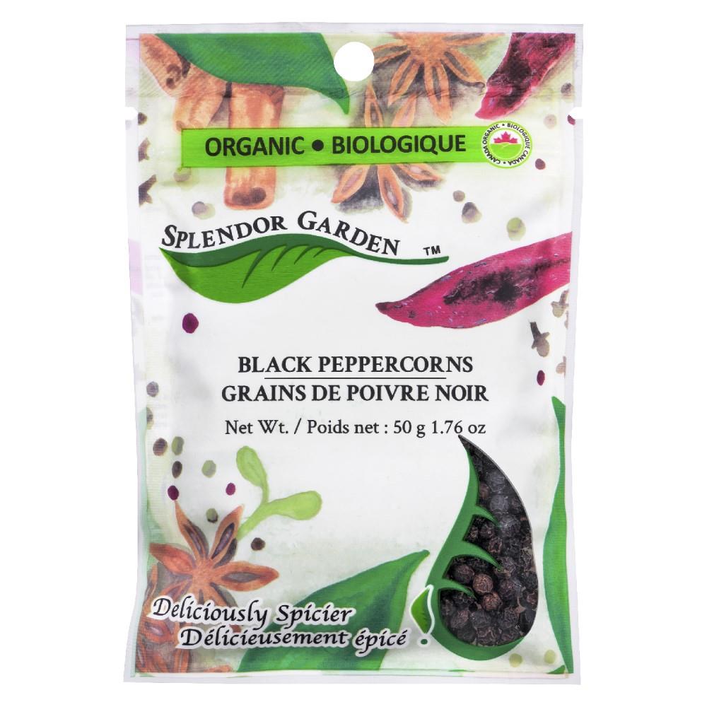 SPLENDOR G BLACK PEPPERCORNS 50G