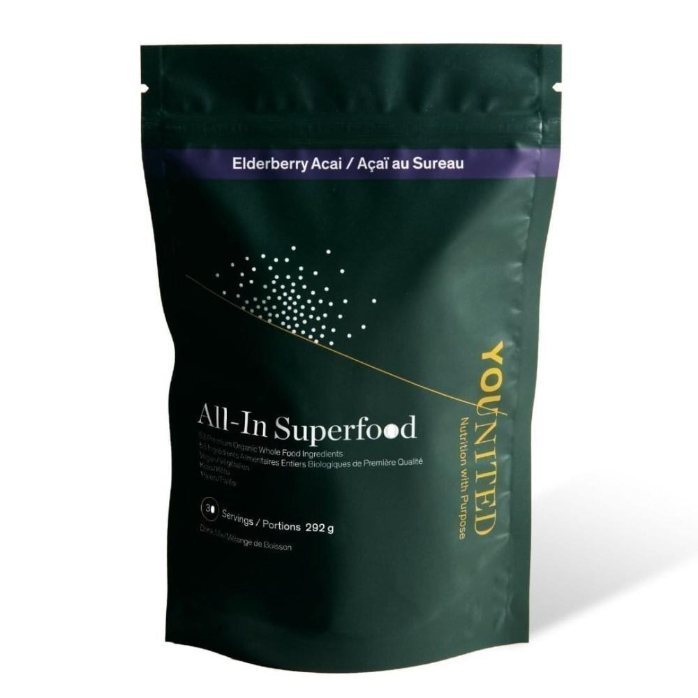 SUPERFOOD DRINK MIX - ELDERBERRY ACAI / 292g