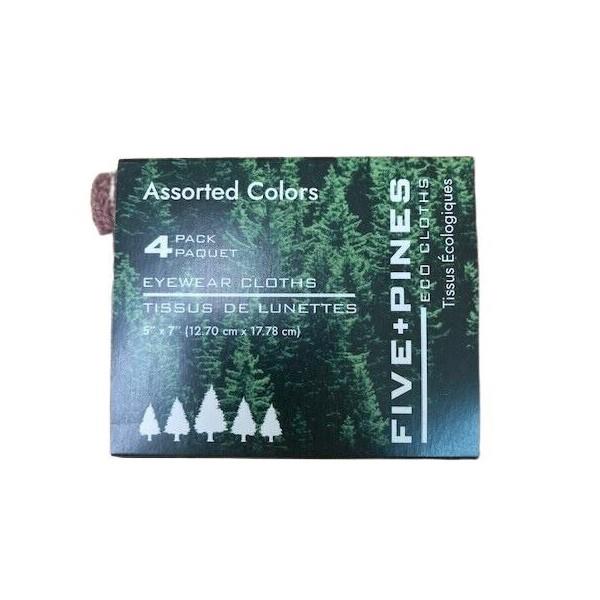 GLASSES CLEANING CLOTHS - 4 PACK