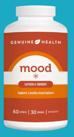 GH MOOD w SAFFRON & TURMERIC 60 CAPS