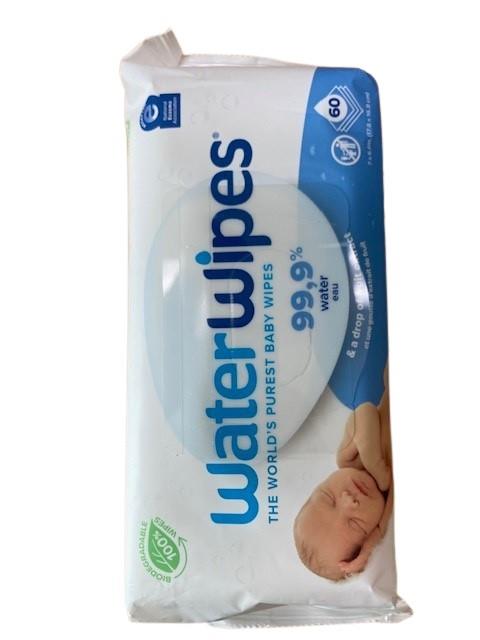 WATERWIPES BABY WIPES 60 WIPES
