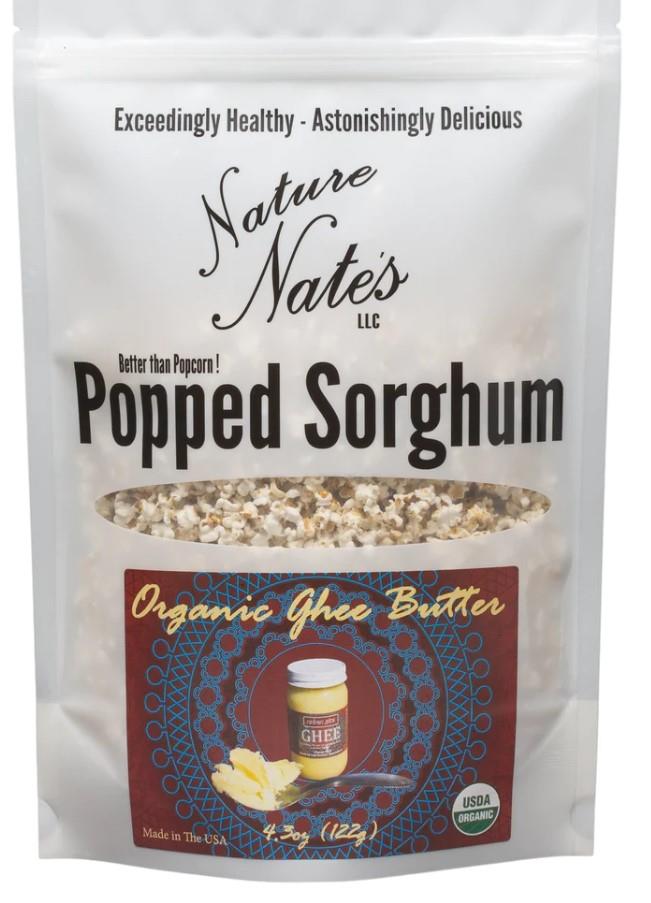 NATE POPPED SORGHUM GHEE 122g