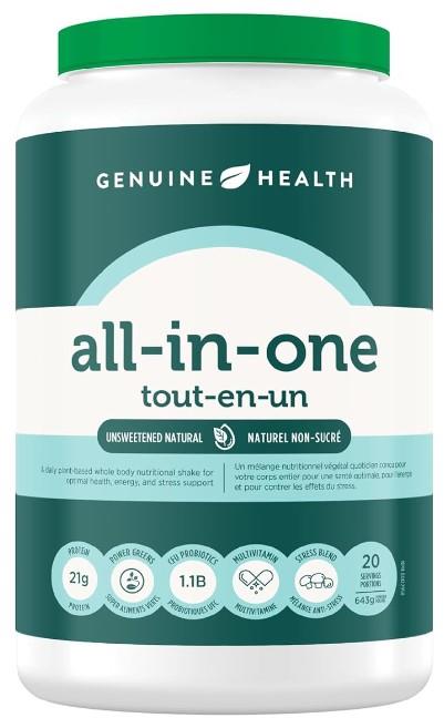 GH ALL-IN-ONE SHAKE GF VEGAN UNSWEETENED / 643g