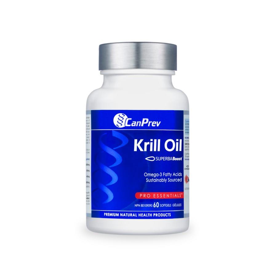 CANPREV KRILL OIL 60 SGELS