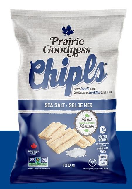 PRAGOOD LENTIL CHIPS SEA SALT 120g