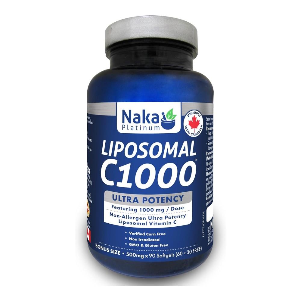 NAKA C1000 LIPOSOMAL 500mg / 90 SGELS