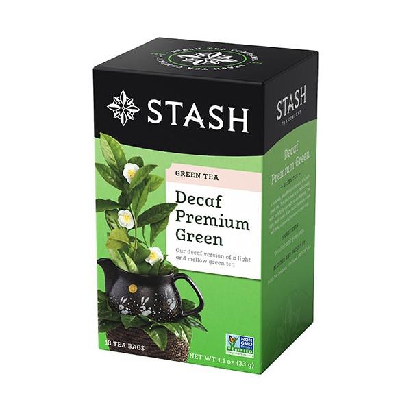 GREEN TEA DECAF PREMIUM - 18 TEA BAGS