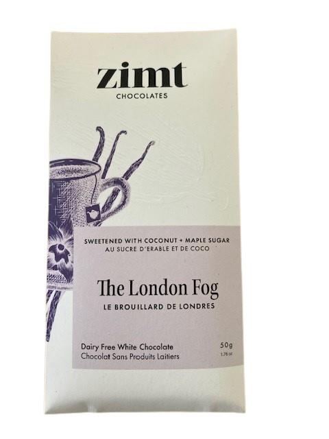 ZIMT WHITE CHOC BAR LONDON FOG 50g