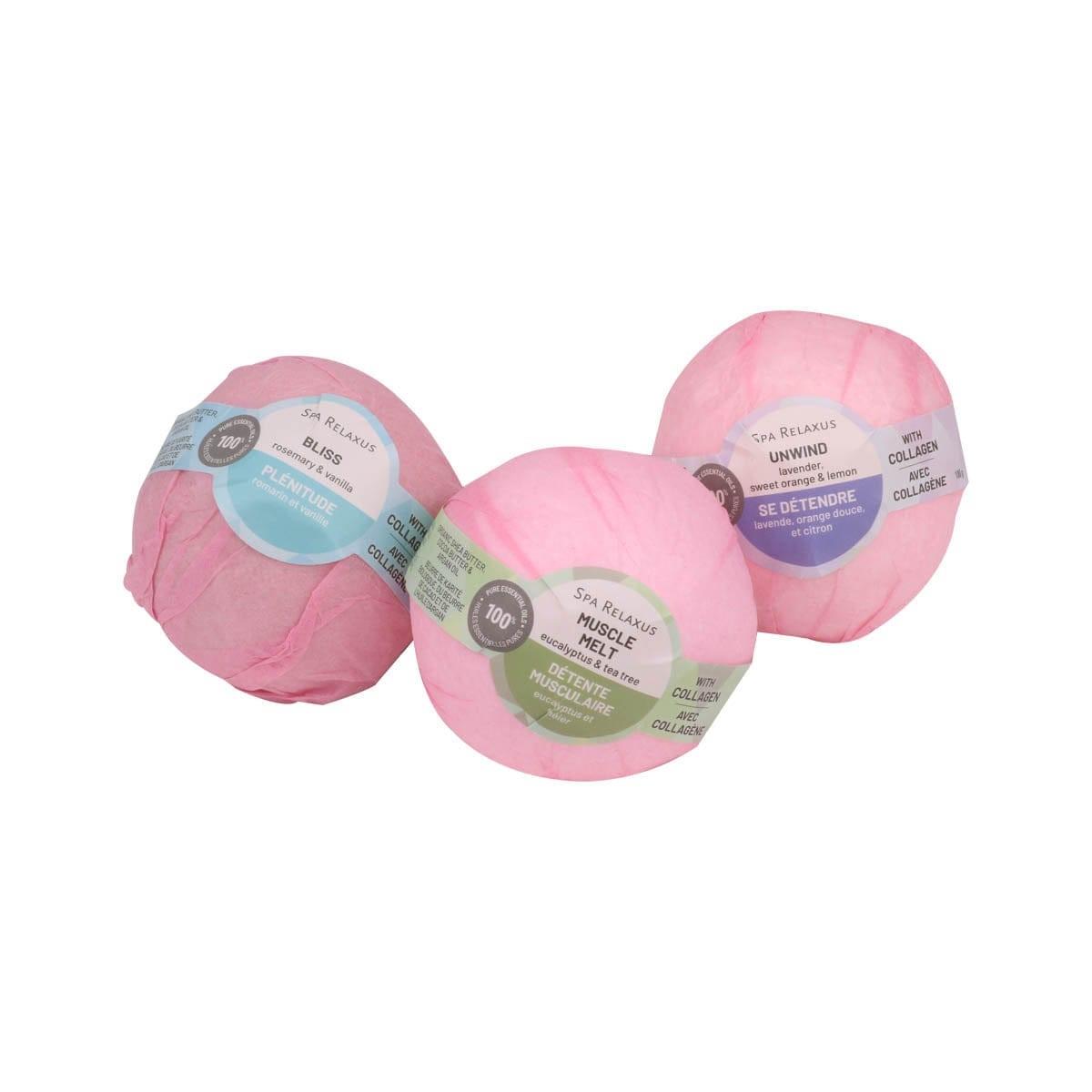 RELAXUS BATH BOMBS COLLAGEN 3x100g