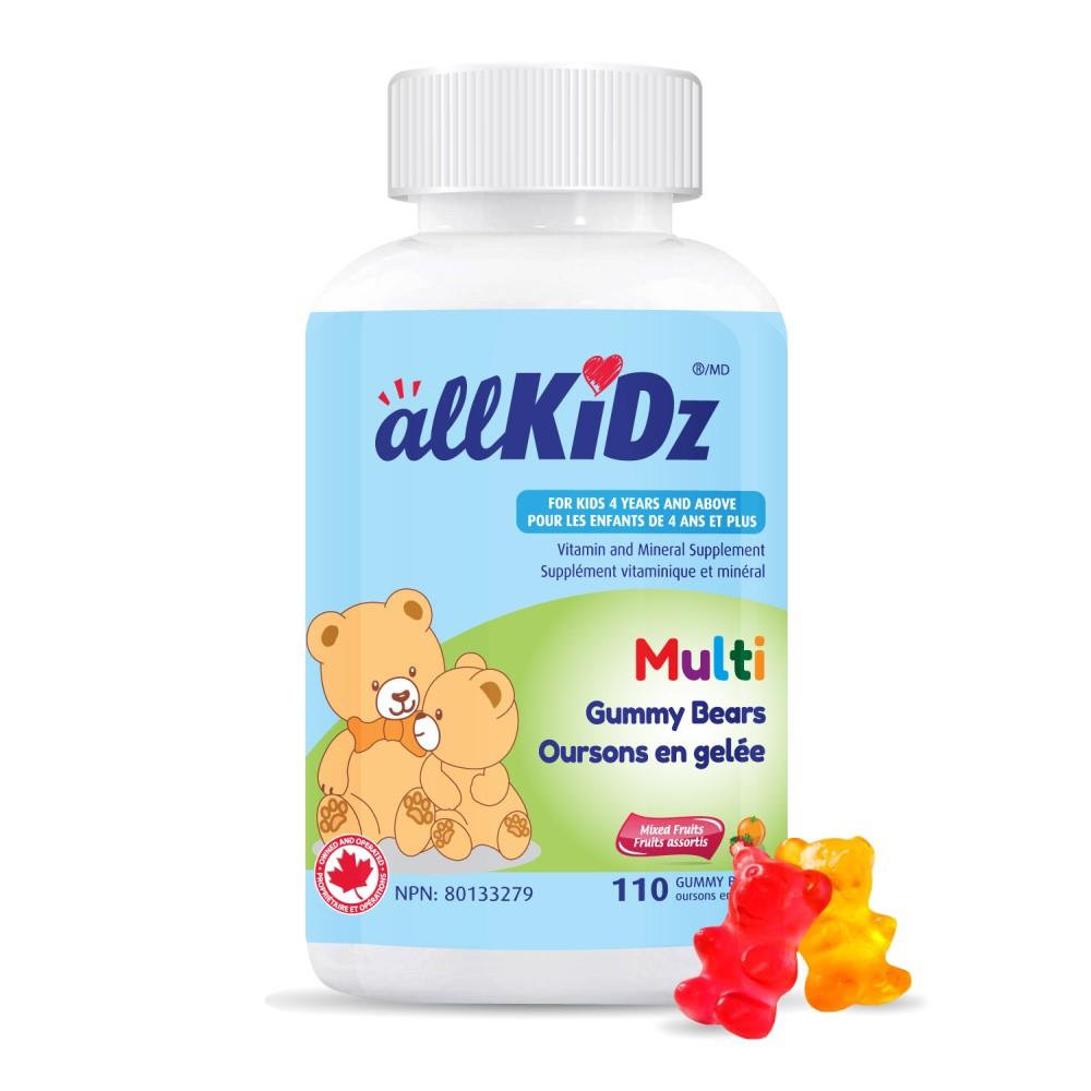 KIDS MULTI GUMMY BEARS - 110 GUMMIES