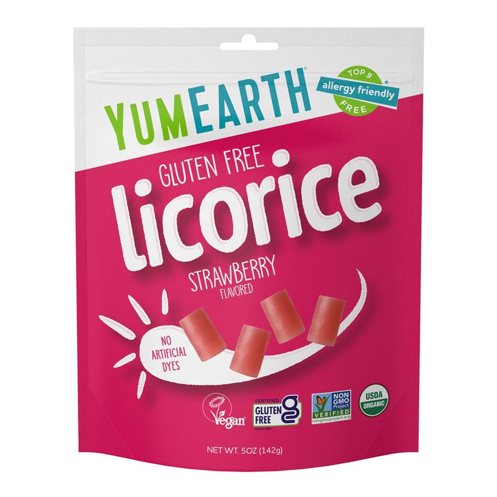 LICORICE PIECES - STRAWBERRY / 142g