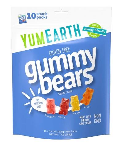 YUMEARTH GUMMY BEARS 10x20g
