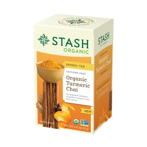 STASH TEA - ORGANIC TURMERIC CHAI / 18 TEA BAGS