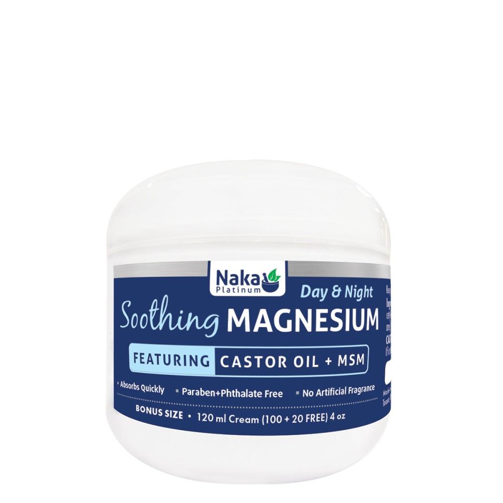 MAGNESIUM CREAM WITH CASTOR OIL & MSM - 120ml