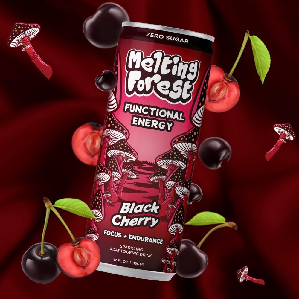 MUSHROOM ENERGY - BLACK CHERRY / 355ml