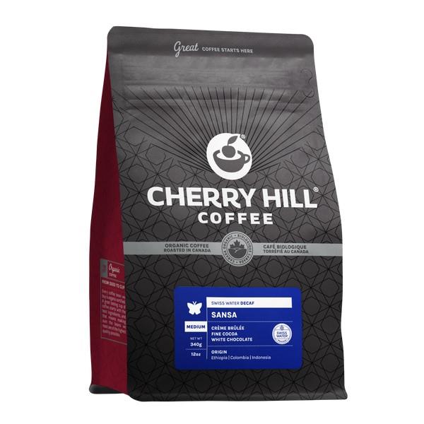 CHERRY HILL COFFEE COFFEE SANSA DECAF GRD, 12OZ