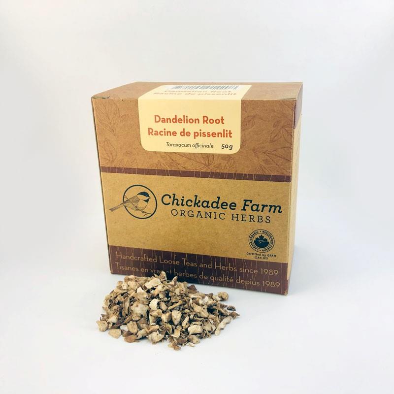 Chickadee Farm Organic Dandelion Root Tea, 50g