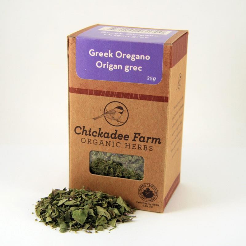 CHICKADEE FARM OREGANO GREEK ORGANIC, 25G