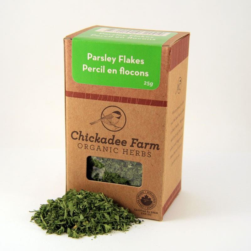 CHICKADEE FARM PARSLEY FLAKES ORGANIC, 25G