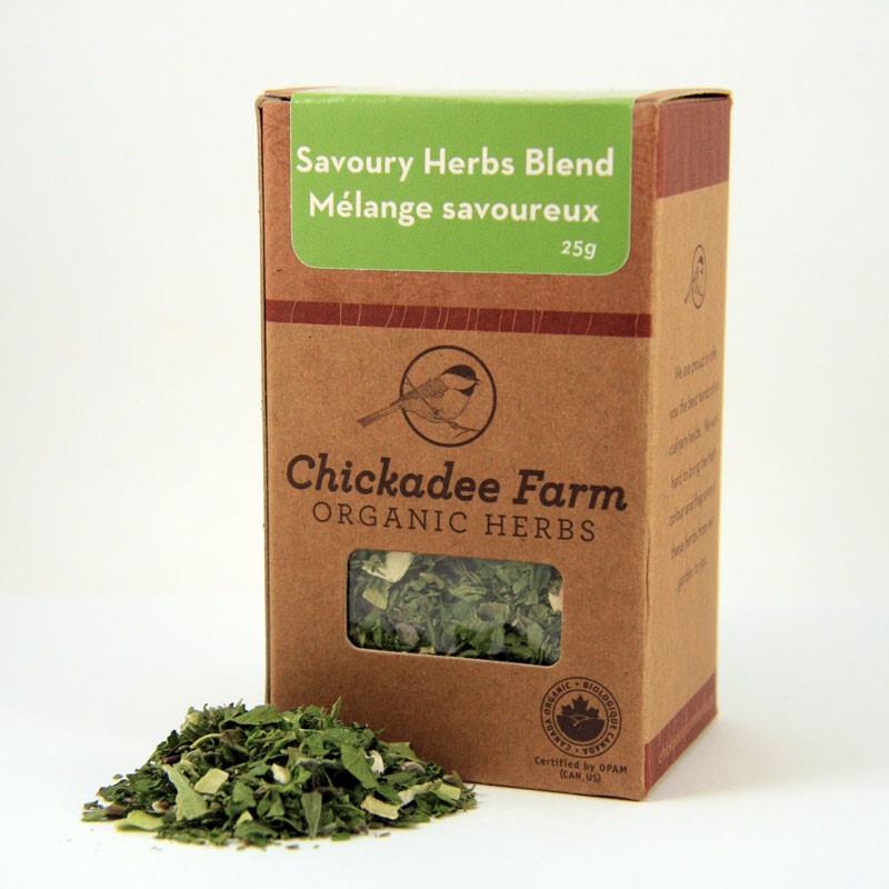 CHICKADEE FARM HERBS SAVOURY BLEND, 25G