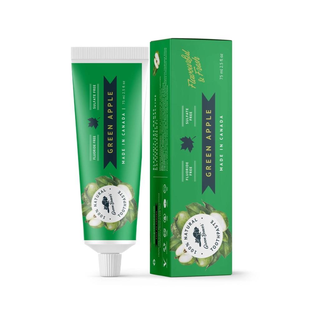 Green Beaver Natural Toothpaste (Green Apple) - 75ml
