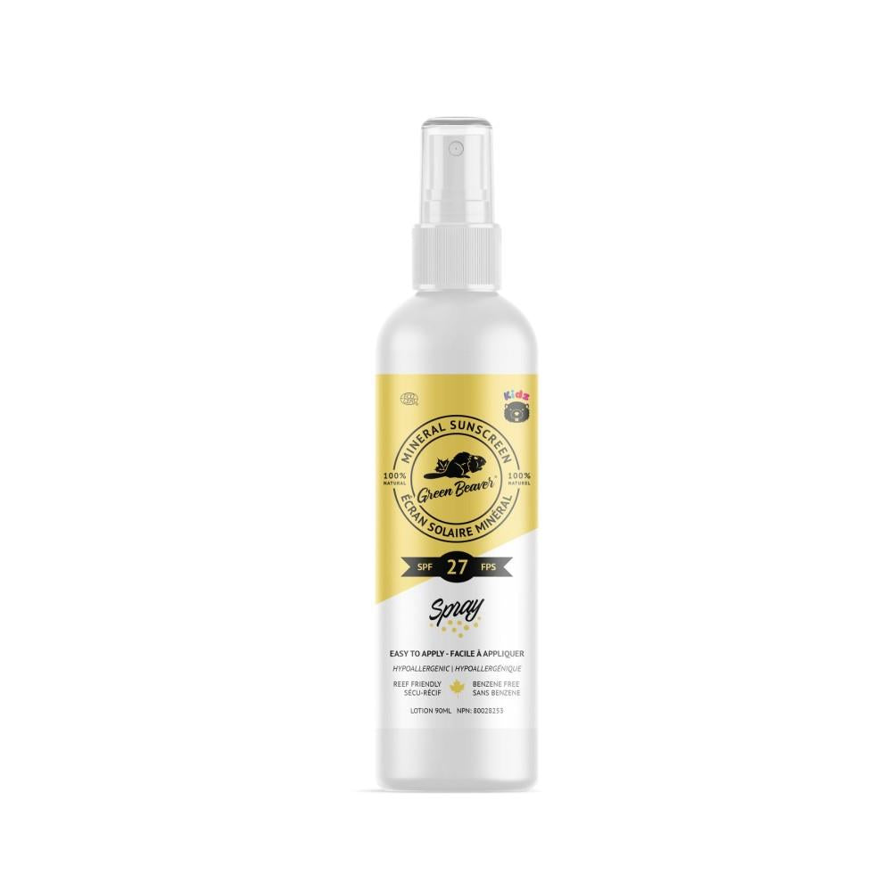 GREEN BEAVER SUNSCREEN SPRAY KIDS - 27 SPF / 90ml