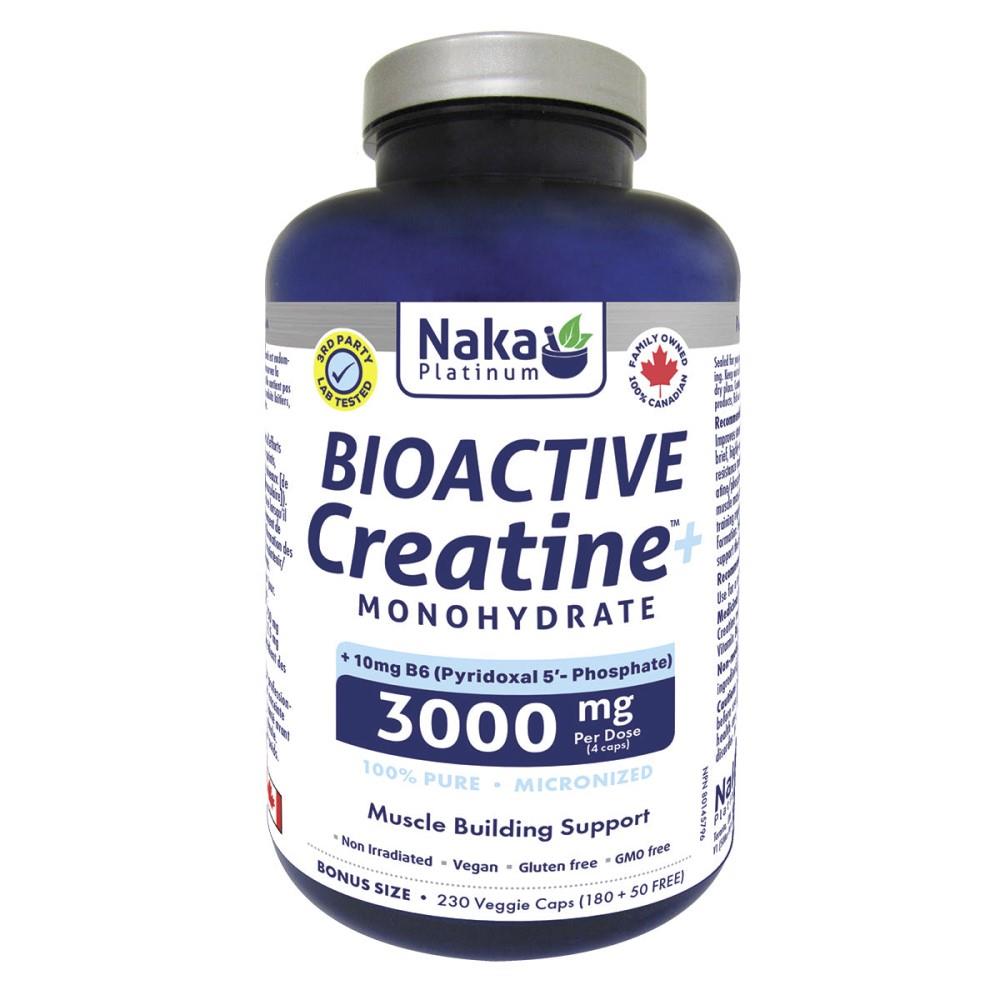 CREATINE MONOHYDRATE + B6 - 230 CAPSULES
