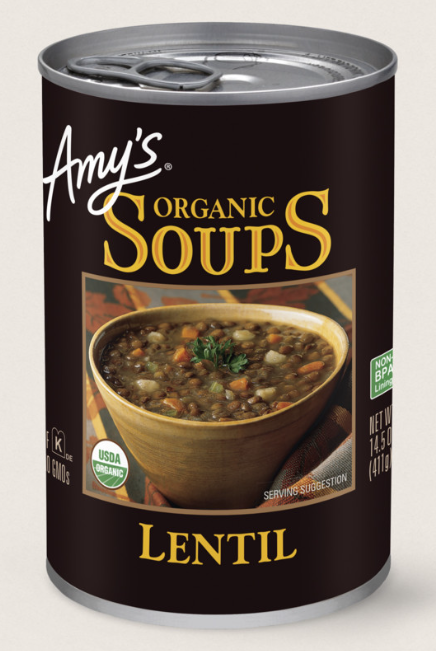 ORGANIC LENTIL SOUP - 398ml