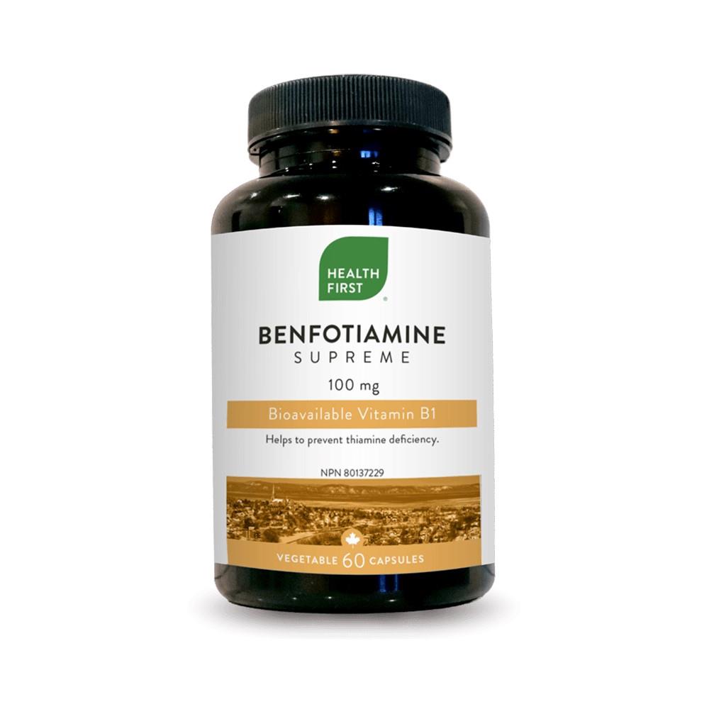 VITAMIN B1 BENFOTIAMINE SUPREME - 100mg / 60 CAPSULES