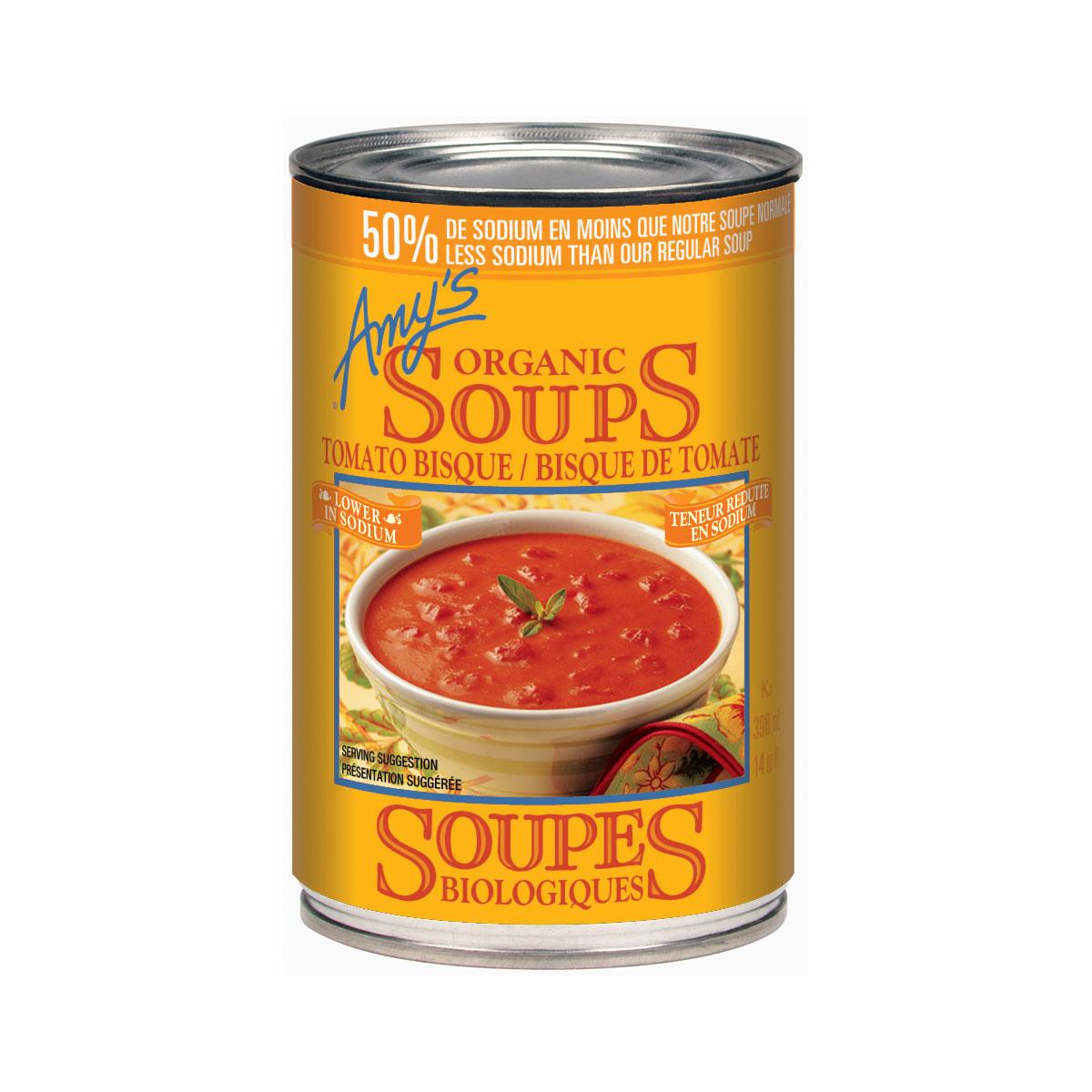 ORGANIC LOW SODIUM TOMATO BISQUE SOUP - 398ml