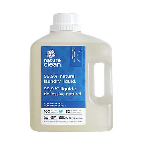 NATURE CLEAN LAUNDRY LIQUID FRAGRANCE FREE, 3L