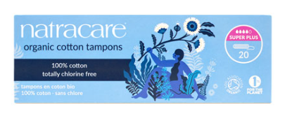 NATRACARE TAMPONS SUPER PLUS 20 PACK