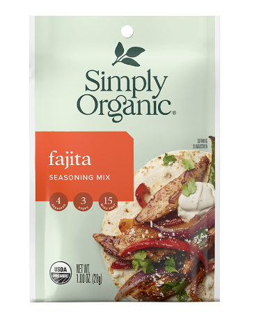 SIMPLY ORGANIC SEASONING FAJITA ORGANIC, 28G