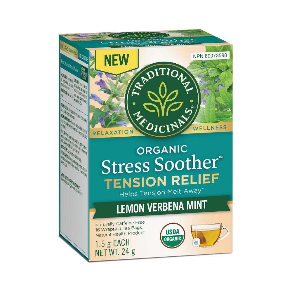 HERBAL TEA STRESS SOOTHER VERBENA MINT - 16 TEABAGS