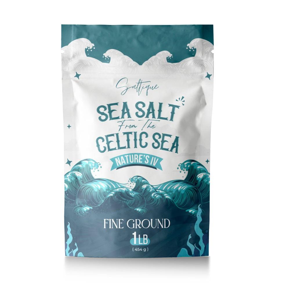 SALTIQUE CELTIC SEA SALT FINE GROUND - 454g