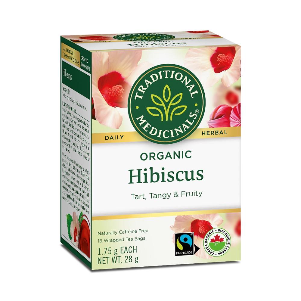 TRADITIONAL MEDICINALS TEA HIBISCUS - 16 TEA BAGS