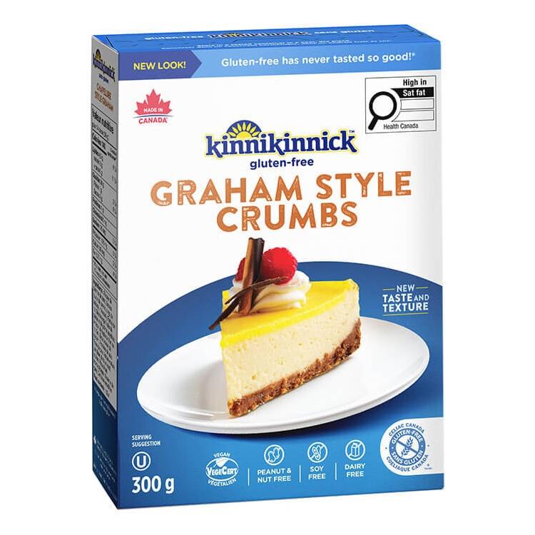KINNIKINNICK CRUMBS GRAHAM CRACKER, 200G