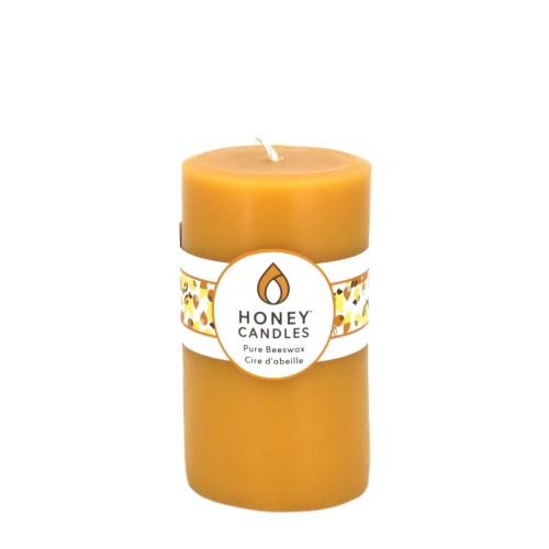 HC BEESWAX CANDLE NATURAL 5"