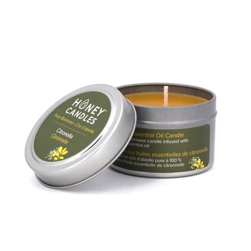 HC BEESWAX CANDLE CITRONELLA