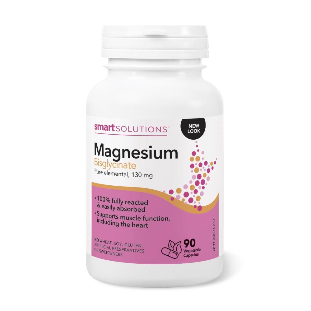 MAGNESIUM BISGLYCINATE - 130mg / 90 CAPSULES