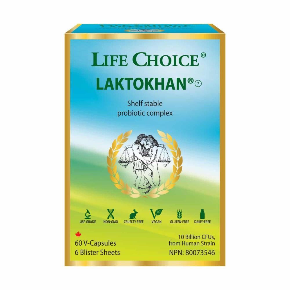 LIFE CHOICE LAKTOKHAN PROBIOTIC COMPLEX - 60 VCAPS