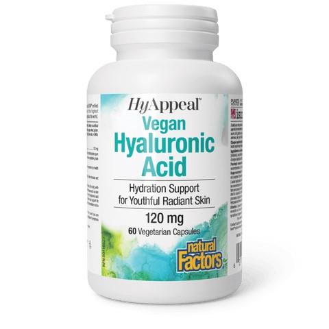 NATURAL FACTORS HYALURONIC ACID VEGAN 120MG 60CAPS