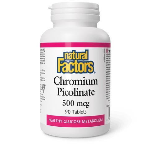 Chromium Picolinate, 500mcg / 90 Tabs