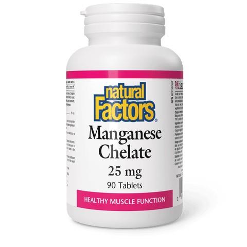 Manganese Chelate, 25mg / 90 Tabs