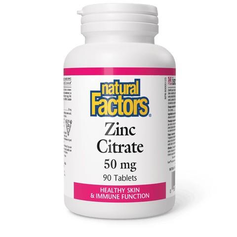 ZINC CITRATE - 50mg / 90 TABLETS