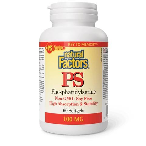 PS Phosphatidylserine, 100mg, 60 Softgels